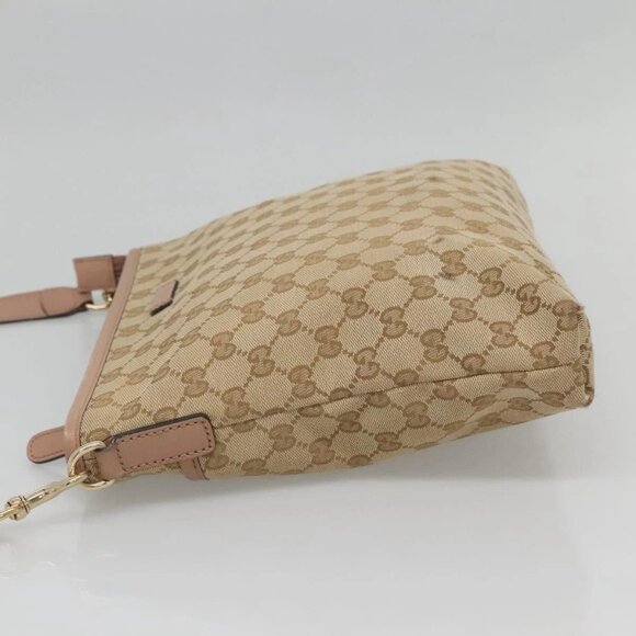 GUCCI GG Canvas Shoulder Bag Beige Gold 388924 Auth 141915 - Picture 6 of 16